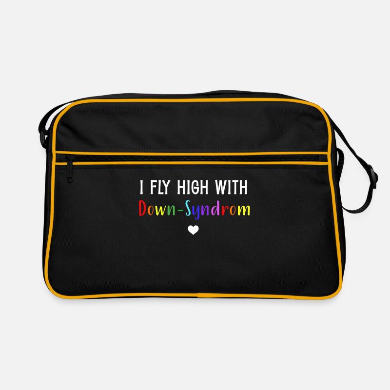 Down syndrome | I fly high with Down syndrome Retro Bag