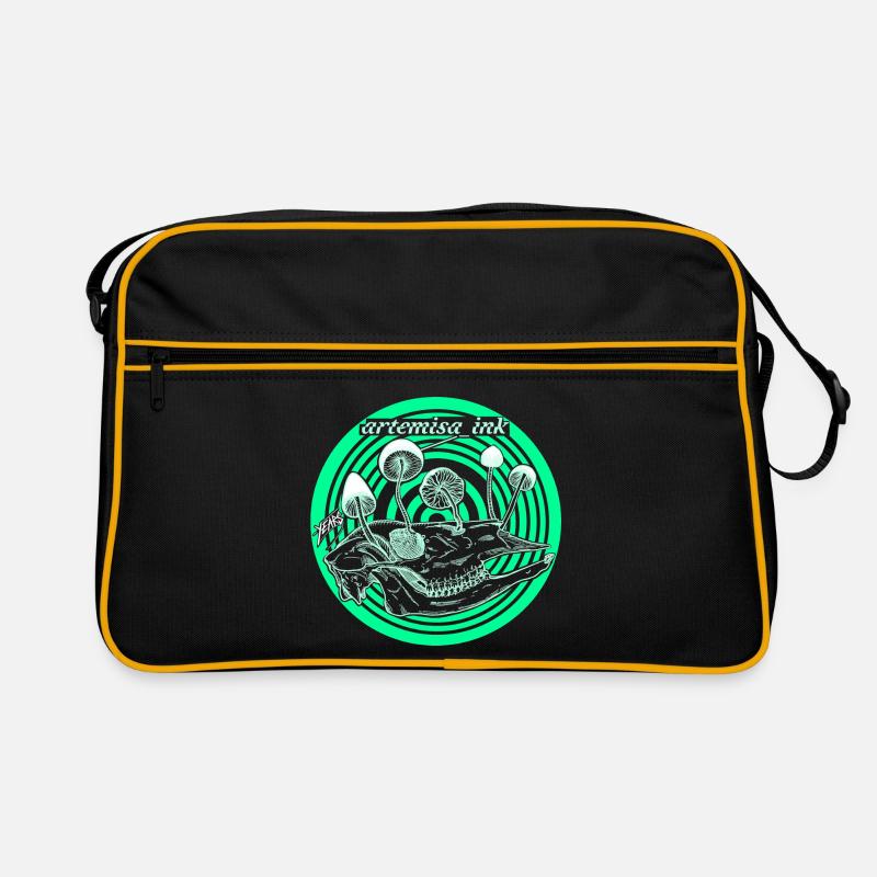 5 Year Anniversary Green Retro Tasche