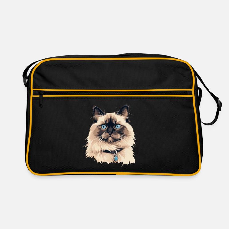 Tête de chat Ragdoll Sac Retro