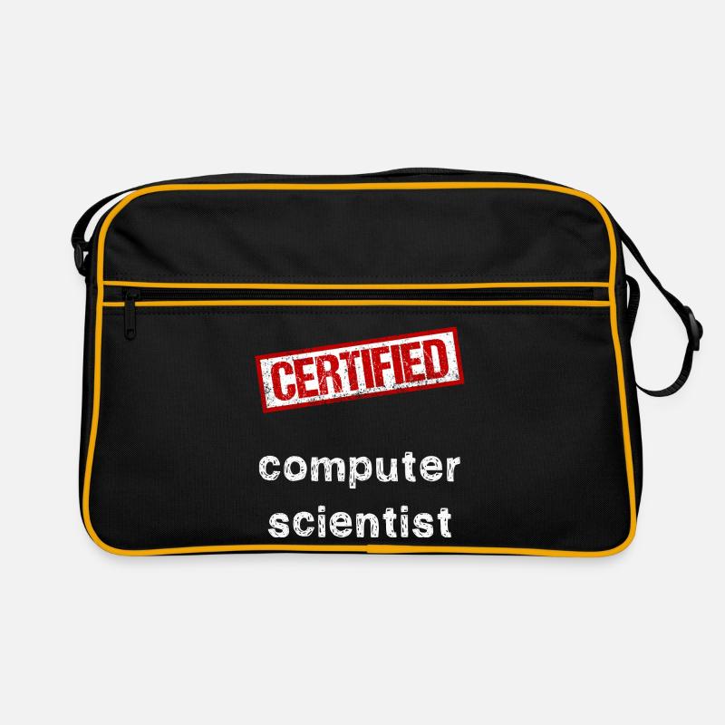 Computer scientist - Retro Bag - black/gold