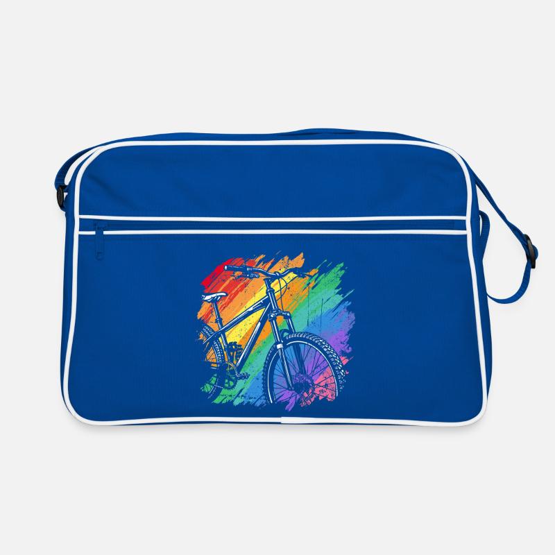 Impression d’art de vélo vibrant Sac Retro