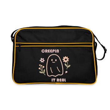 Sweet Ghost Design - Creepin' It Real Retro Look - Sac Retro - noir/or - Devant