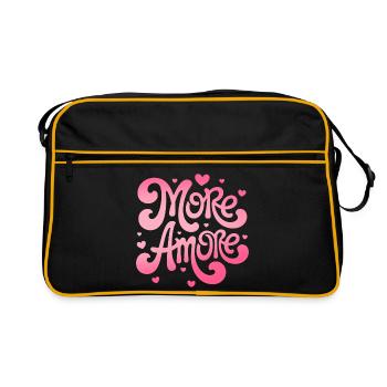 More Amore Hearts - Retro Bag - black/gold - Front