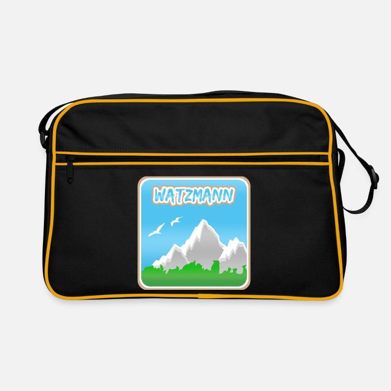 Bergsteigen Watzmann Retro Tasche
