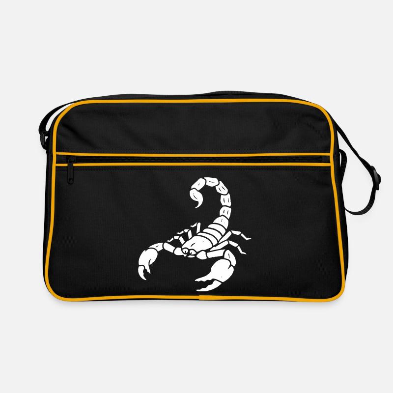 Skorpion Sternzeichen Tier Vektor Retro Tasche