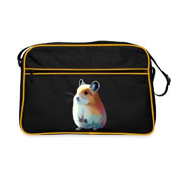 Whistling Hare - Retro Bag - black/gold - Front