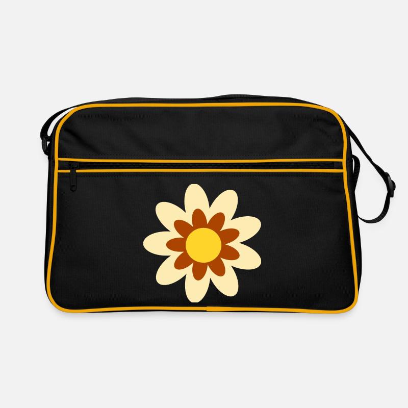 70s Flower Pattern Hippie Gift Retro Bag