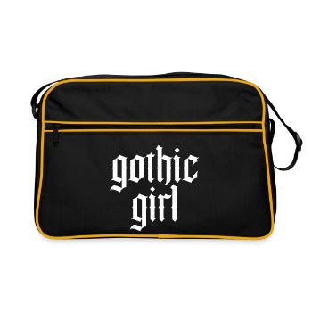 Police de caractères Gothic Girl - Sac Retro - noir/or - Devant