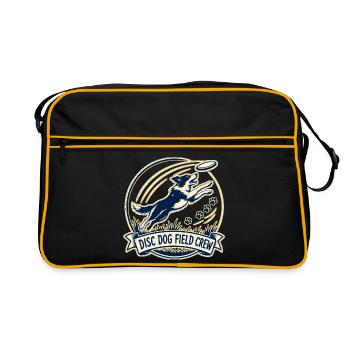 DISC DOG FIELD CREW Hund - Retro Bag - black/gold - Front