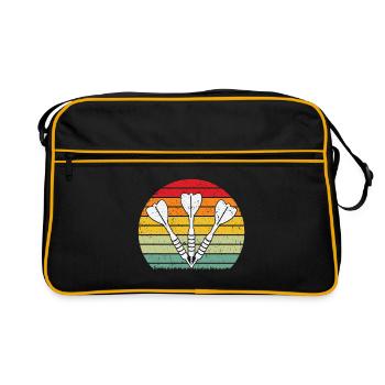 Dart Rétro Darter - Sac Retro - noir/or - Devant