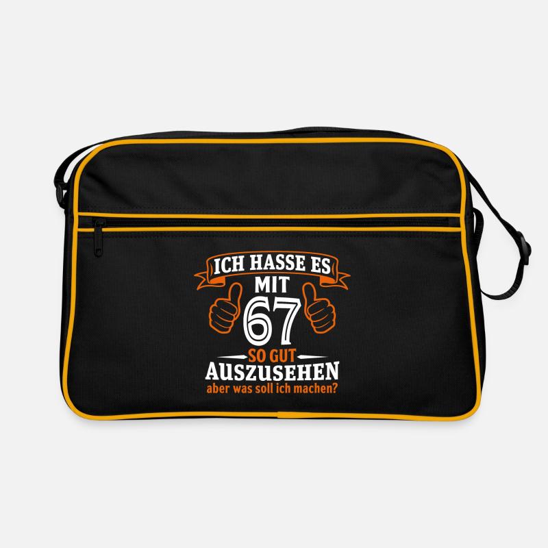 67 Jahre Geschenk 67. Geburtstag Lustig Geschenk Retro Tasche
