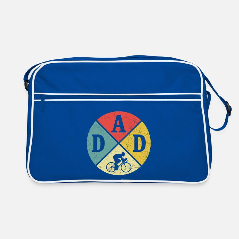 Retro dad cyclist papa radfahrer Retro Tasche