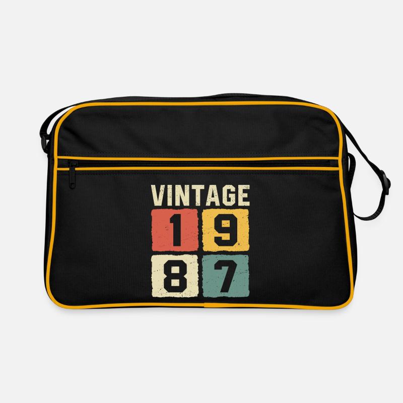Vintage 1987 Geboren 1987 Retro Tasche