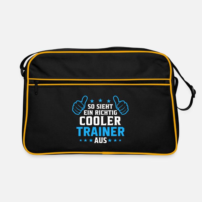 So sieht ein cooler Trainer aus Retro Tasche