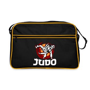 judo - Retro Tasche - Schwarz/Gold - Vorne