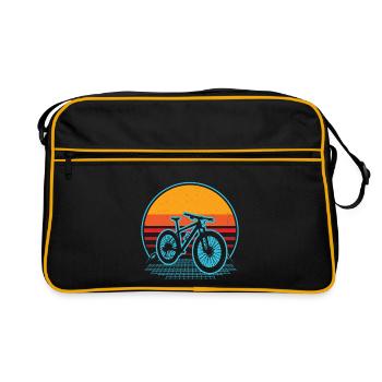Retro Mountain Bike Vintage Mountain Biking - Retro Bag - black/gold - Front
