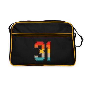 31 Years Retro Jersey Number 31 T-shirt Number 31 - Retro Bag - black/gold - Front