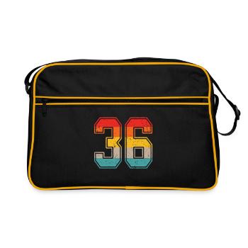 36 Years Retro Jersey Number 36 T-shirt Number 36 - Retro Bag - black/gold - Front