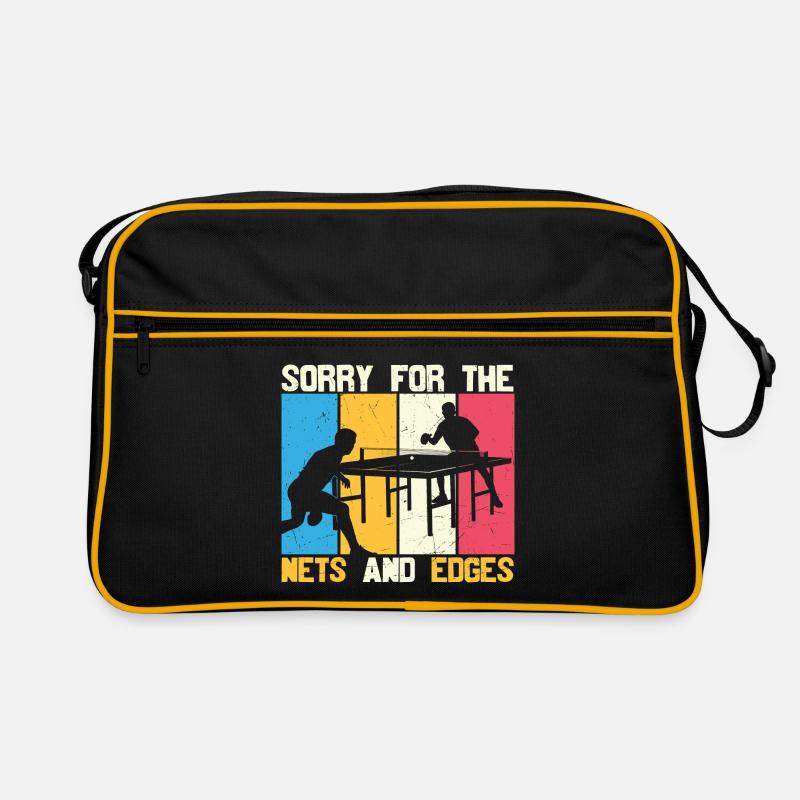Drôle de dire cadeaux de joueur de tennis de table Sac Retro