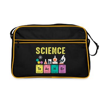 Science Teachers Regular Elements - Retro Bag - black/gold - Front