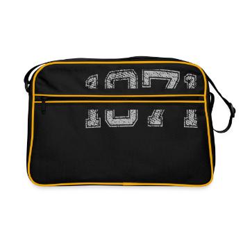 1971 vintage - Retro Bag - black/gold - Front