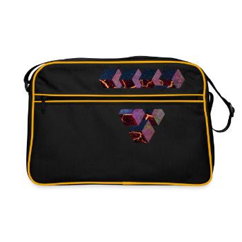 Triangle ruler - Retro Bag - black/gold - Front
