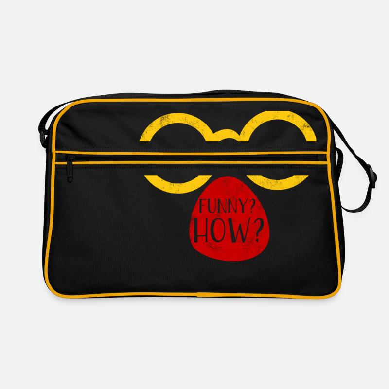 Clown: Funny? How? - Geschenk Retro Tasche