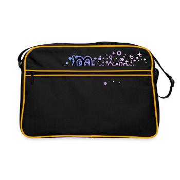 Maria name first name - Retro Bag - black/gold - Front