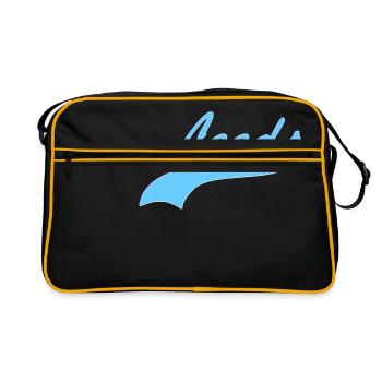 Leeds - Retro Tasche - Schwarz/Gold - Vorne