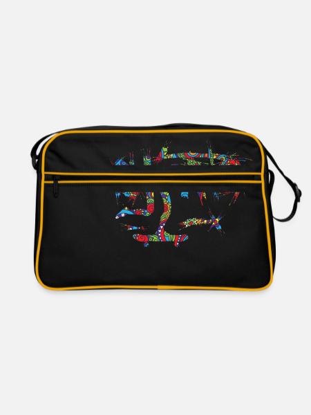 Skate - Retro Bag - black/gold - Front