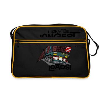 0705 remorque arrière - Sac Retro - noir/or - Devant