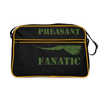 La chasse, les chasseurs, Halali, cadeau, chemise, faisan - Sac Retro - noir/or - Devant