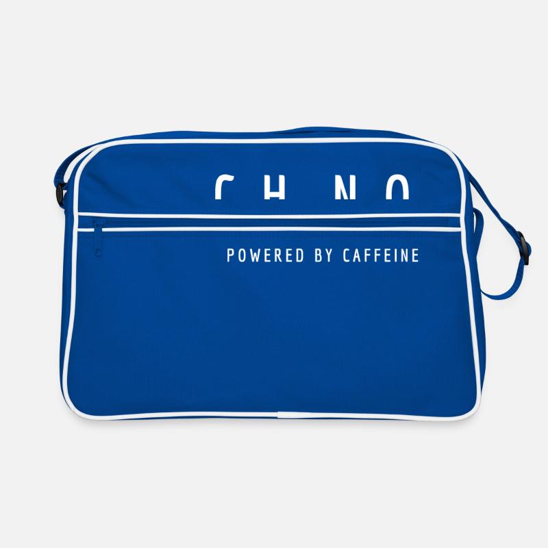 Powered by Caffeine: C8H10N4O2 Retro Bag
