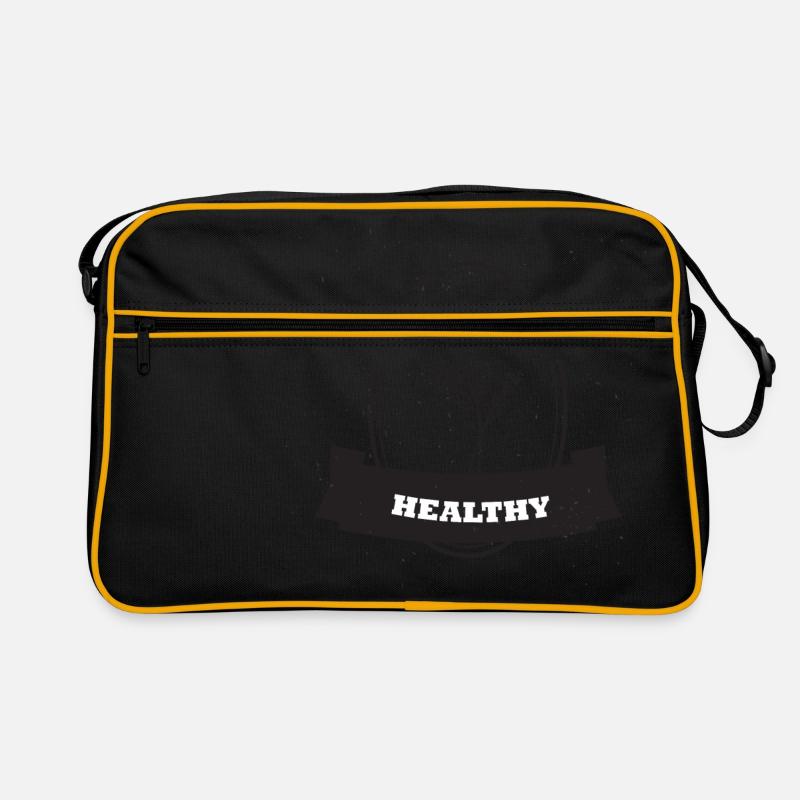 Veganer Vegetarier Tierschutz Geschenkidee Retro Tasche