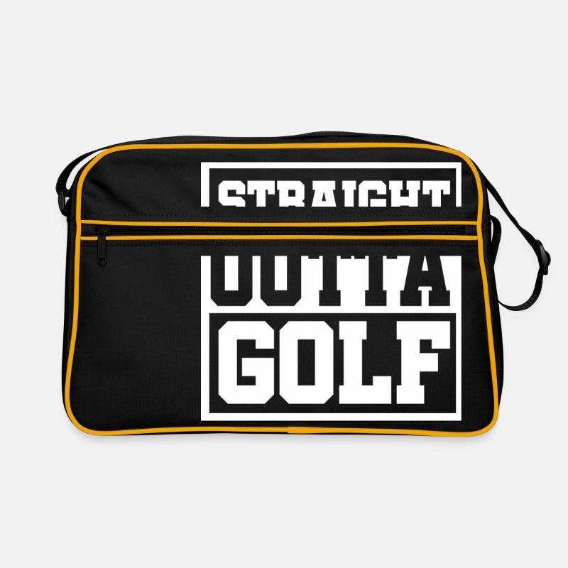 Straight outta Golf Gift Car Golfing Retro Bag