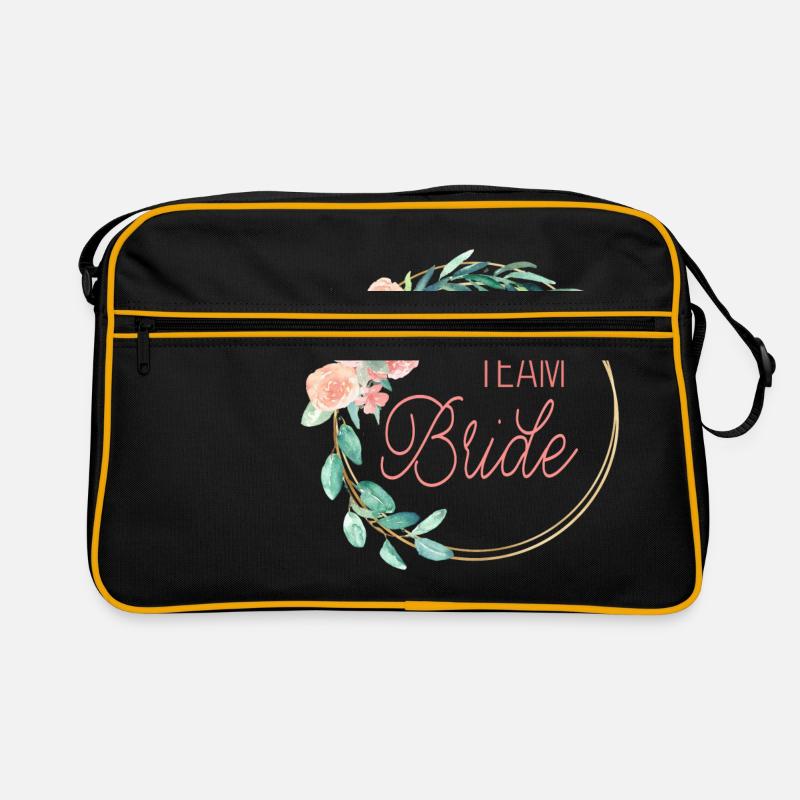 spring wreath team bride Retro Tasche
