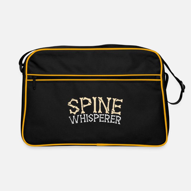 Chiropraktiker Orthopäde Knochen Flüsterer Retro Tasche