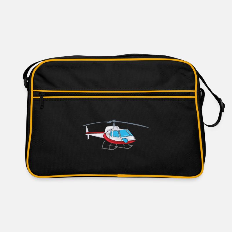 Hélicoptère hélicoptère Sac Retro