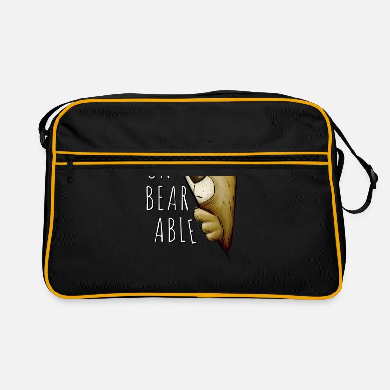 Insupportable - Jeu de mots insupportable Grumpy Bear Sac Retro