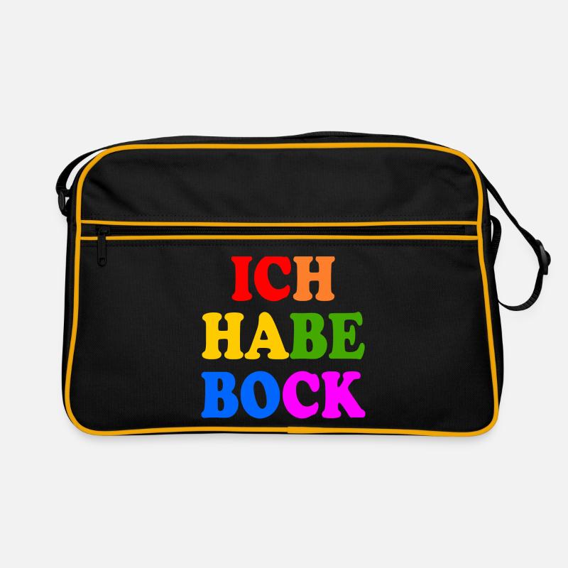 Ich habe bock Retro Tasche