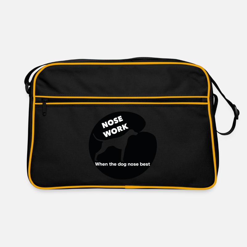 Nose Work Logo noir Sac Retro