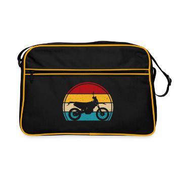 Retro motoCross supercross - Retro Bag - black/gold - Front