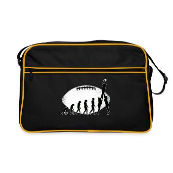 Evolution Rugby Line Out - Retro Bag - black/gold - Front