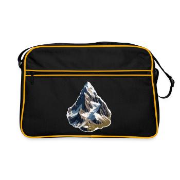 Mountain - Retro Bag - black/gold - Front