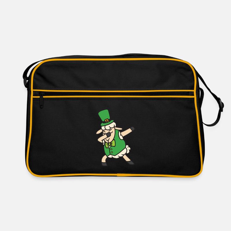 Sheep Dab Dabbing Dance Hip Hop St Patrick's Day Retro Bag