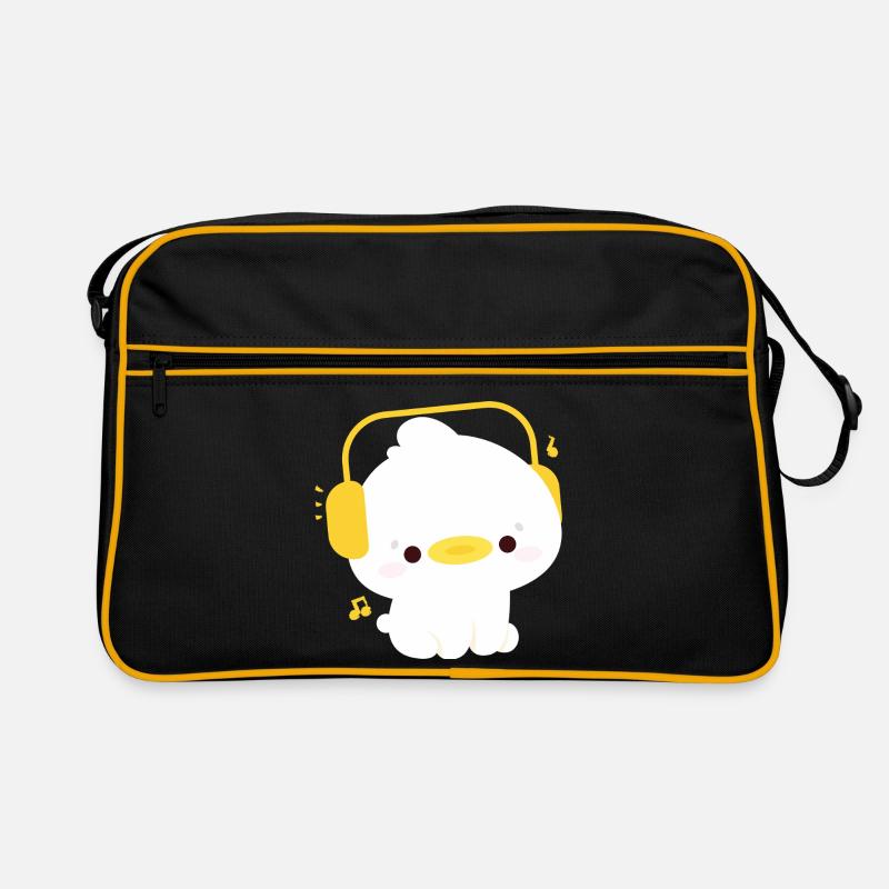 Canard avec écouteurs Sac Retro