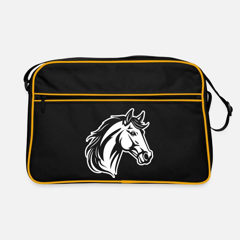 Tête de cheval Sac Retro