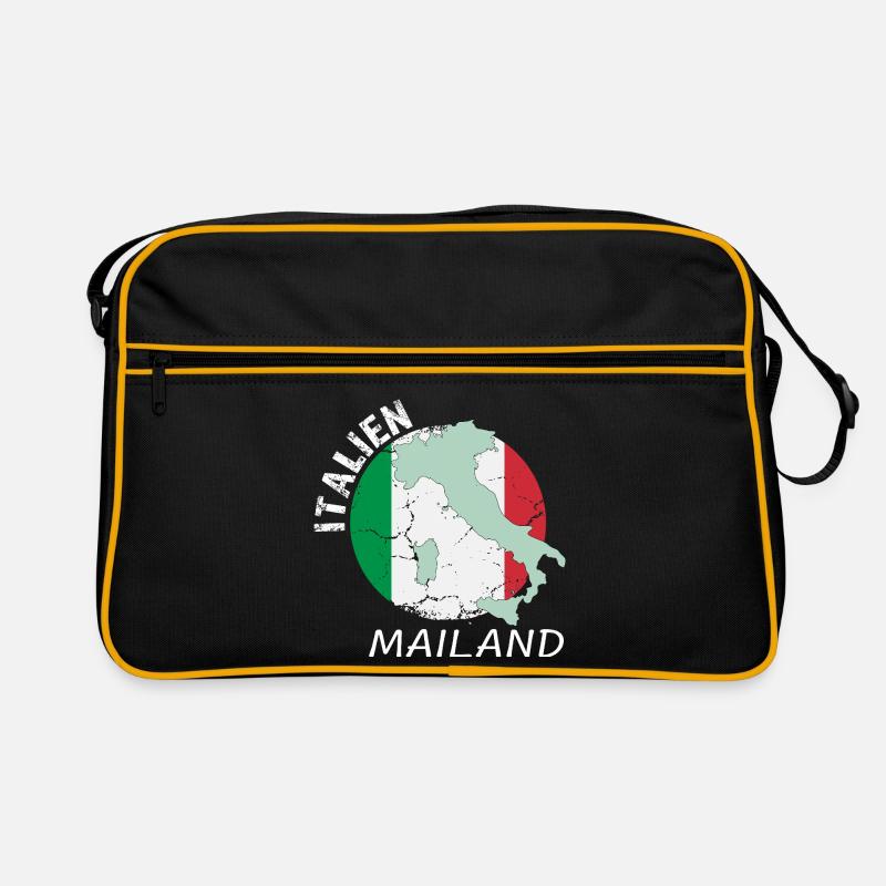 Milan - Sac Retro - noir/or