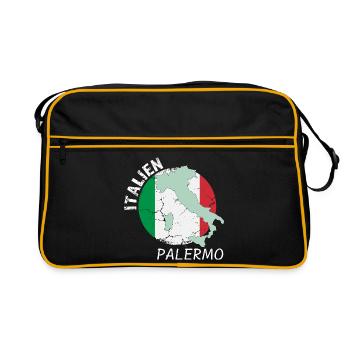 Palerme - Sac Retro - noir/or - Devant