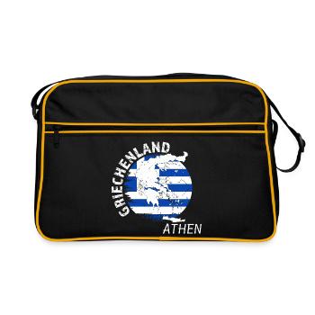 Athènes - Sac Retro - noir/or - Devant